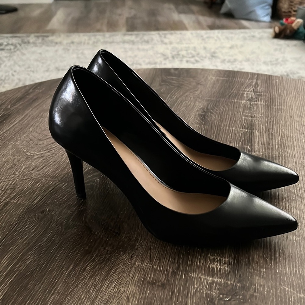 Black Calvin Klein pump